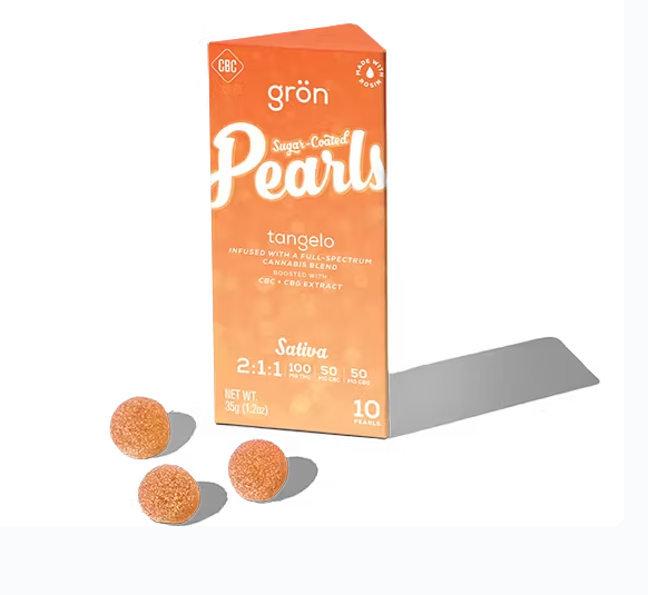 Grön - Tangelo - Rosin Infused Pearls - 2:1:1 THC:CBC:CBG - 100mg